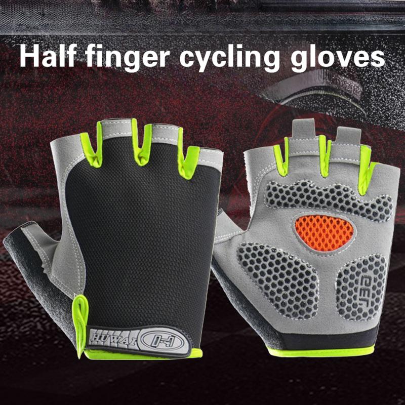 Outdoor Sport Gloves - قفازات ركوب الدراجات نصف الإصبع للجنسين،