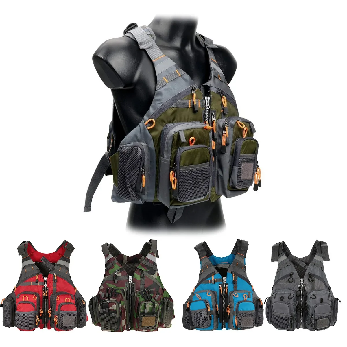 قابل للتعديل سترة لصيد السمك ت - مراجعة Outdoor Sport Waterproof Jacket وسعره