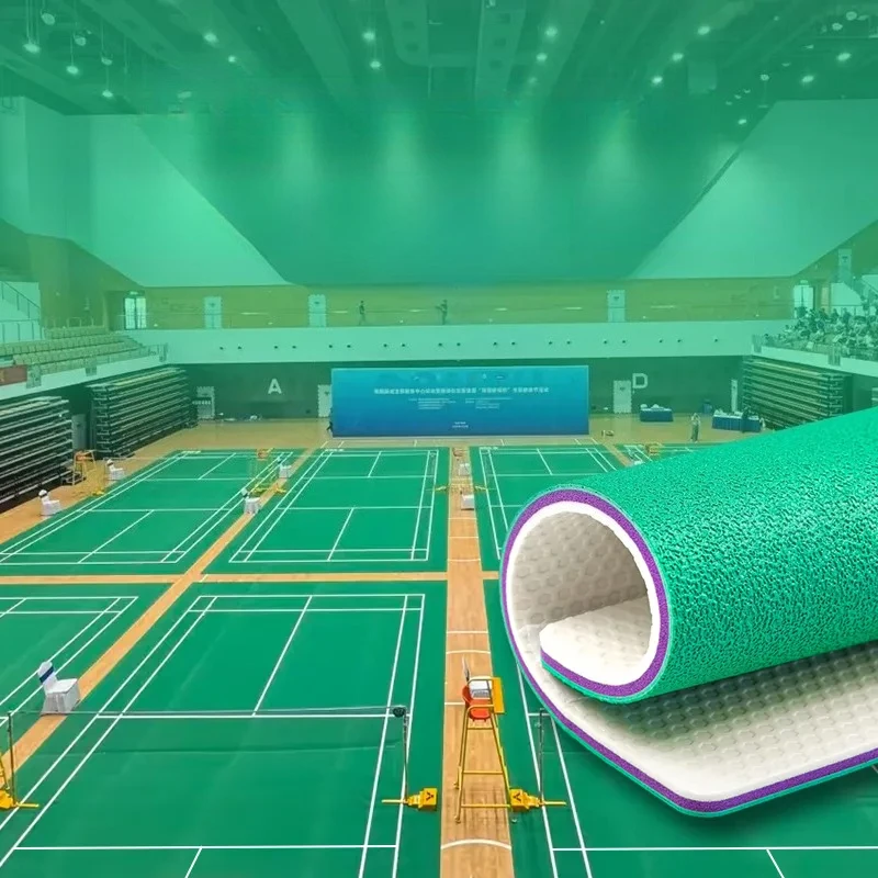 أرضية بلاستيكية خاصة للبادمنتو - مراجعة Outdoor Sports Hall وسعره