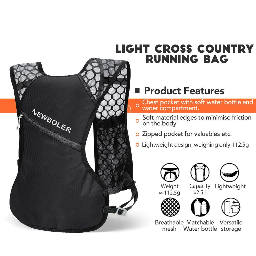 NEWBOLER في الهواء الطلق درب ا - مراجعة Trail Running Vest وسعره