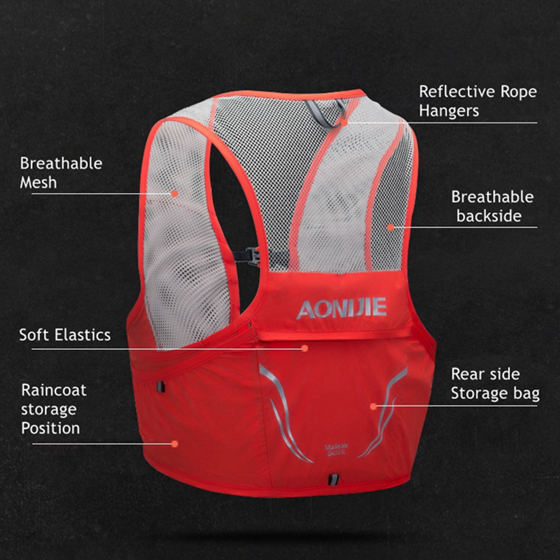 AONIJIE-حقيبة ظهر خفيفة الوزن  - مراجعة Trail Running Vest وسعره