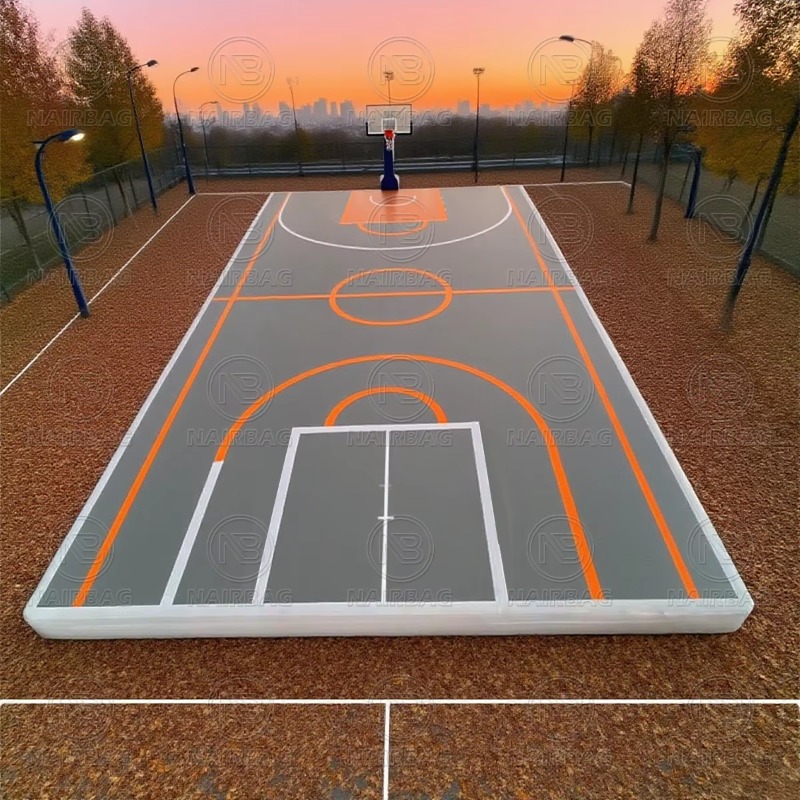 سجادة أرضية هوائية قابلة للنفخ - مراجعة Outdoor Sport Court Flooring وسعره