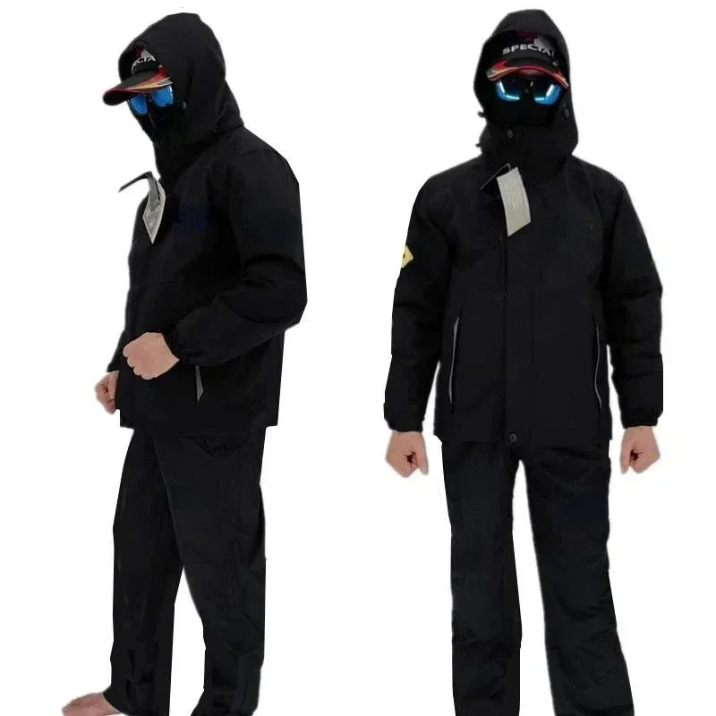 سميكة الصيد الملابس مجموعة الش - مراجعة Outdoor Sport Waterproof Jacket وسعره