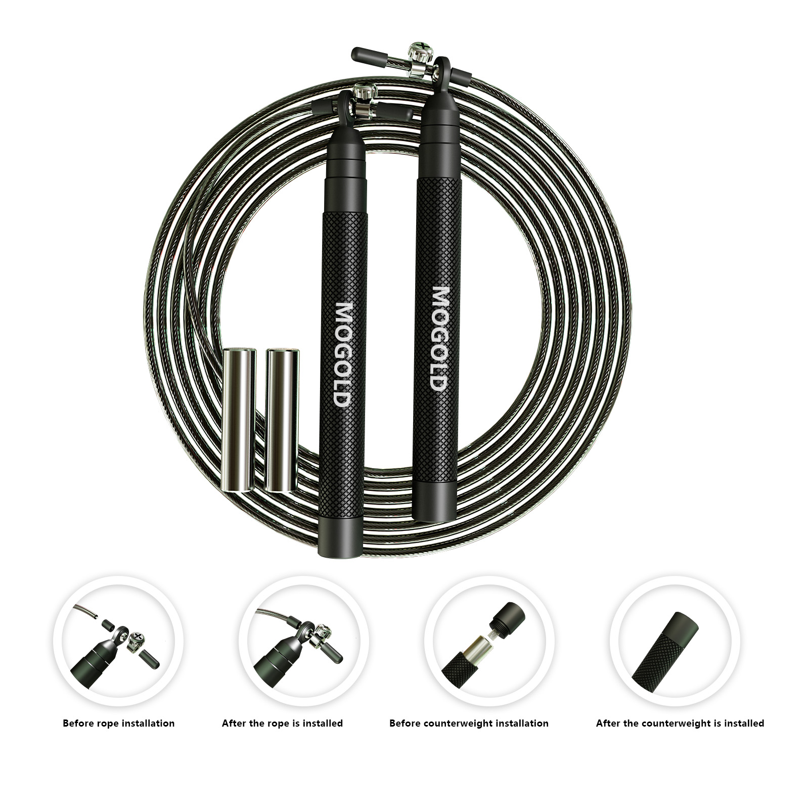 حبل القفز المرجح من كروسفيت، ر - مراجعة Speed Skipping Rope وسعره