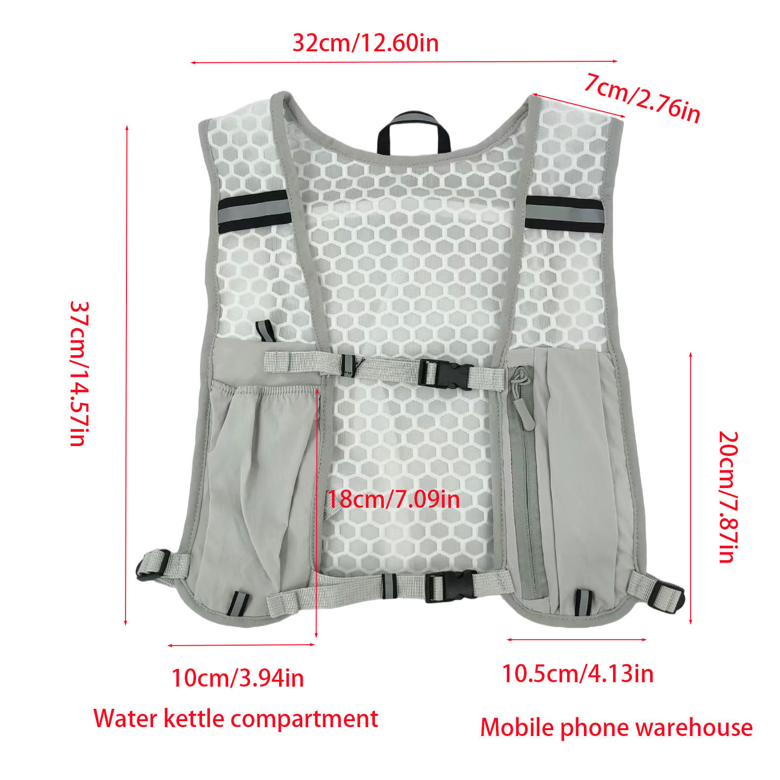 سترة جري للجنسين مقاومة للماء  - مراجعة Trail Running Vest وسعره
