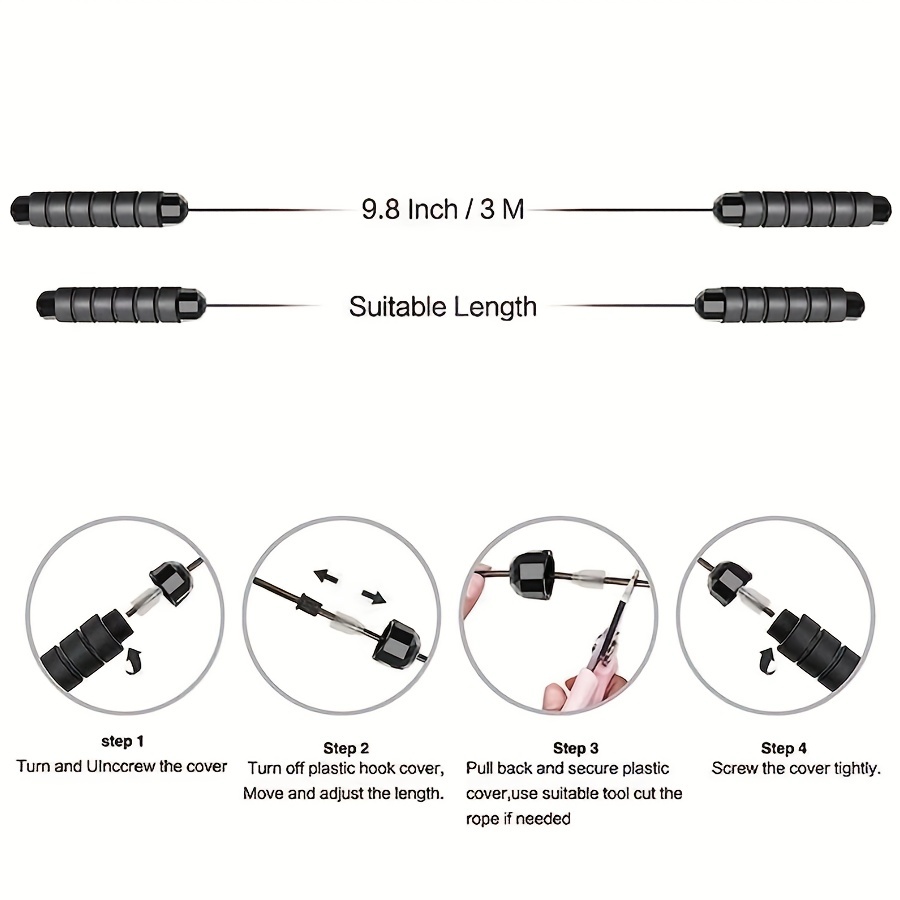 كابل تخطي حبل مضاد لللف ، تخطي - مراجعة Speed Skipping Rope وسعره