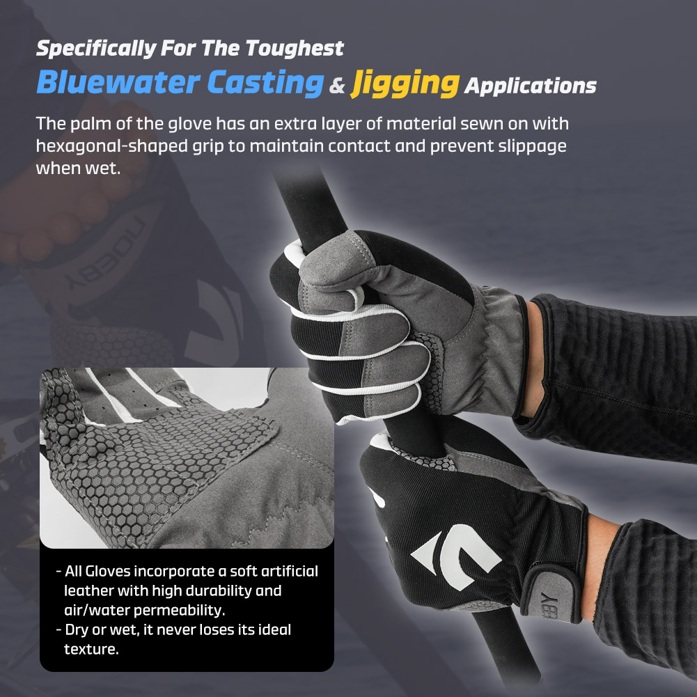 قفازات صيد NOEBY غير قابلة للا - مراجعة Outdoor Sport Gloves وسعره