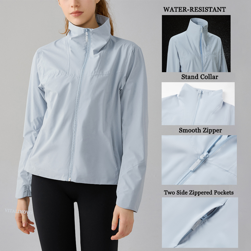 سترة VITALINOVO النسائية خفيفة - مراجعة Outdoor Sport Waterproof Jacket وسعره