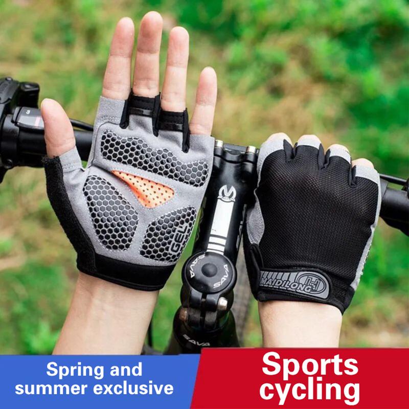 قفازات ركوب الدراجات نصف الإصب - مراجعة Outdoor Sport Gloves وسعره
