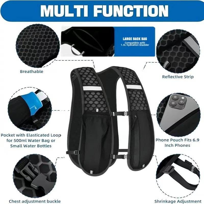 سترة ترطيب للجري للنساء والرجا - مراجعة Trail Running Vest وسعره