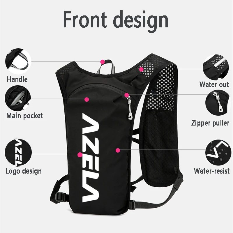 5L تشغيل سترة الترطيب على ظهره - مراجعة Trail Running Vest وسعره