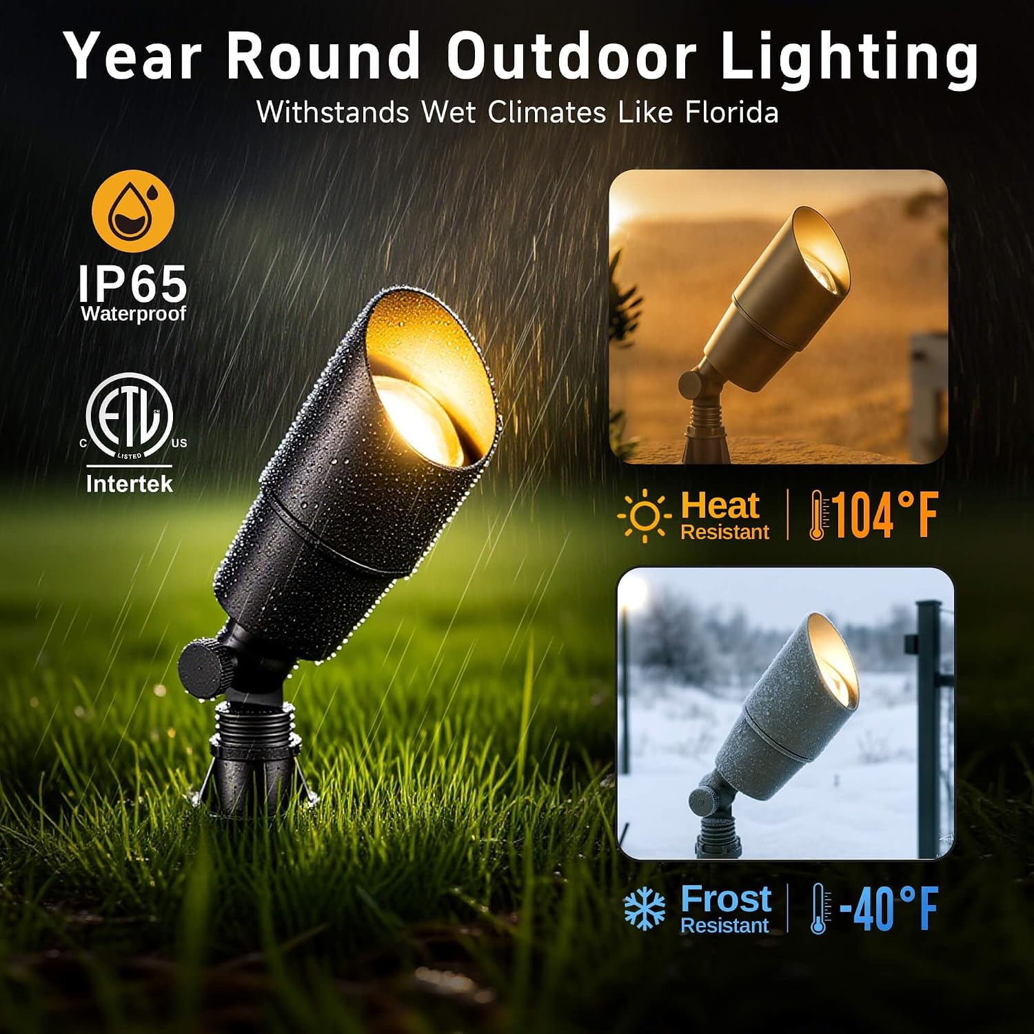 إضاءة خارجية نحاسية للمناظر ال - مراجعة Outdoor Spotlight وسعره